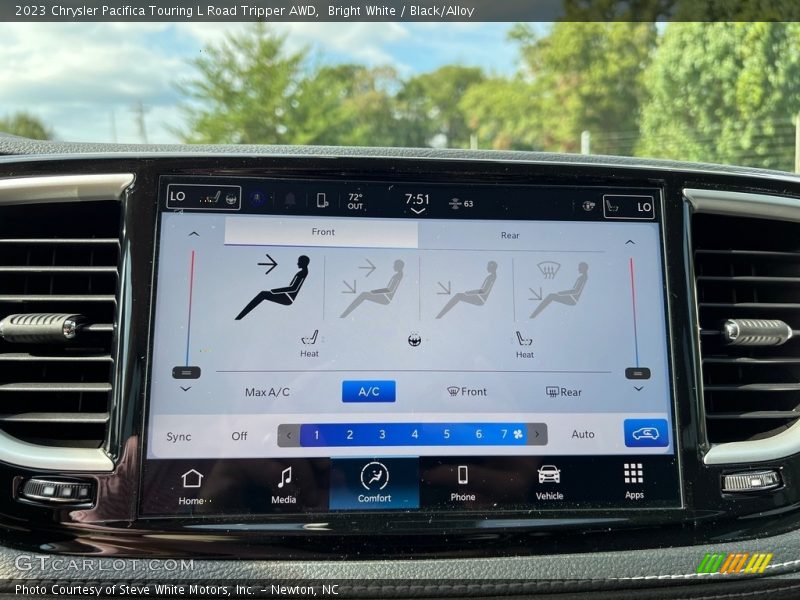Controls of 2023 Pacifica Touring L Road Tripper AWD