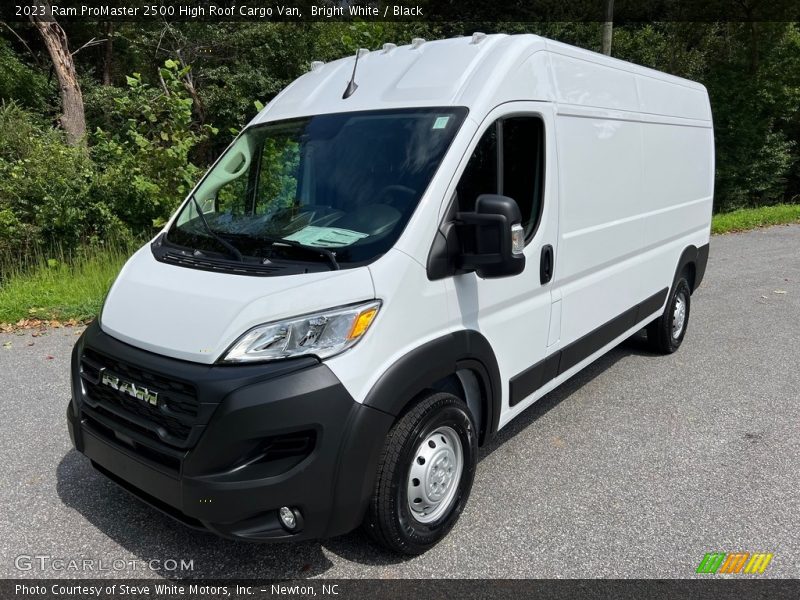 Bright White / Black 2023 Ram ProMaster 2500 High Roof Cargo Van