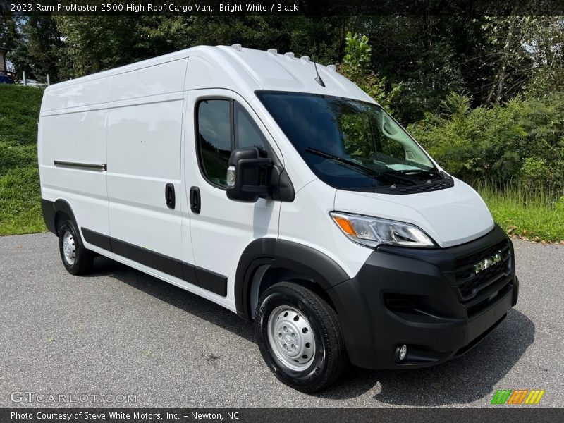 Bright White / Black 2023 Ram ProMaster 2500 High Roof Cargo Van