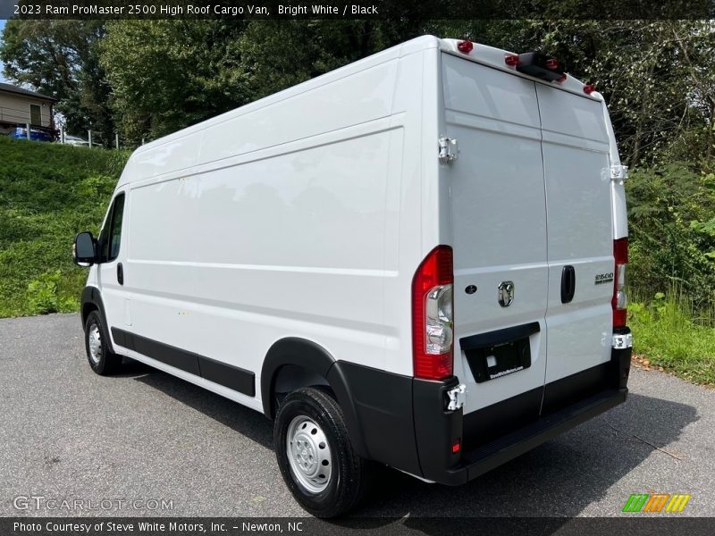 Bright White / Black 2023 Ram ProMaster 2500 High Roof Cargo Van