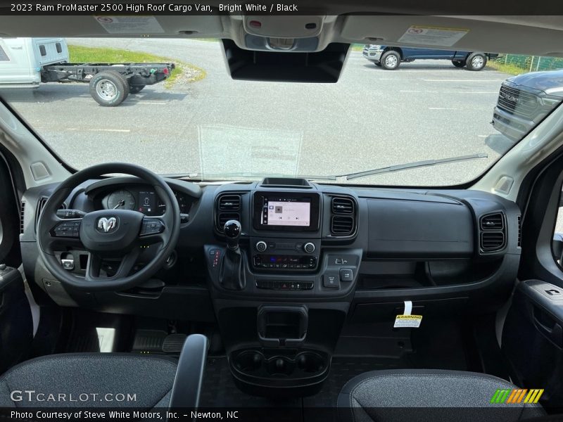 Bright White / Black 2023 Ram ProMaster 2500 High Roof Cargo Van