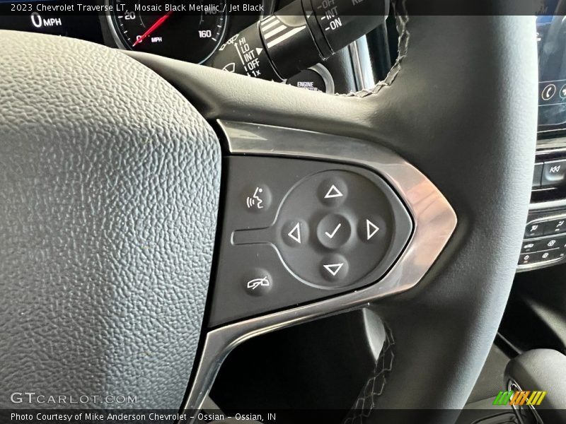 Mosaic Black Metallic / Jet Black 2023 Chevrolet Traverse LT