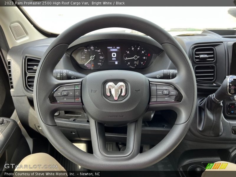 Bright White / Black 2023 Ram ProMaster 2500 High Roof Cargo Van