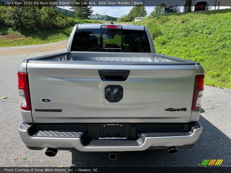 Billet Silver Metallic / Black 2024 Ram 1500 Big Horn Night Edition Crew Cab 4x4