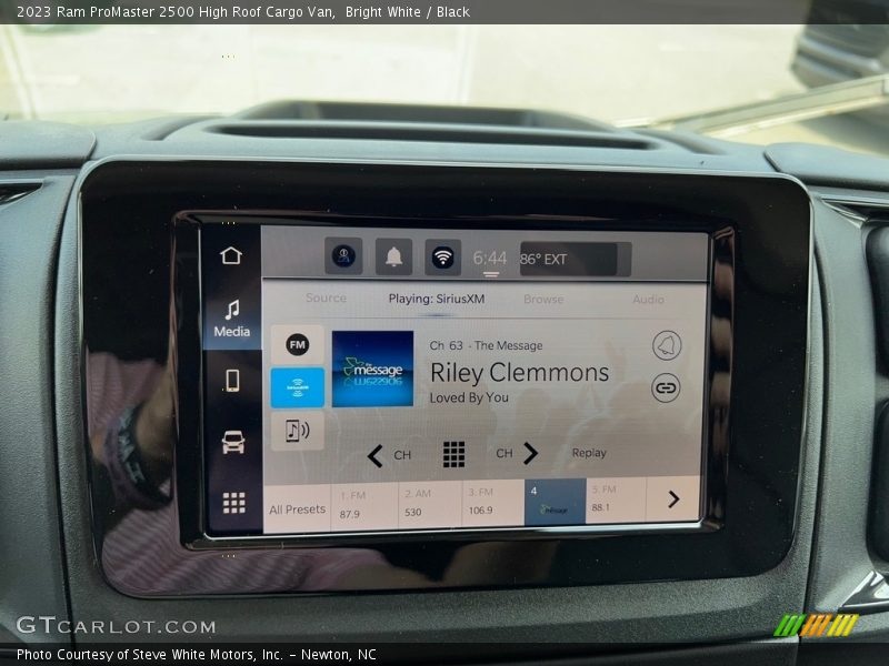 Bright White / Black 2023 Ram ProMaster 2500 High Roof Cargo Van