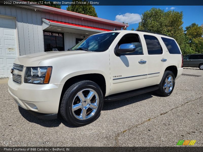 White Diamond Tricoat / Ebony 2012 Chevrolet Tahoe LTZ 4x4