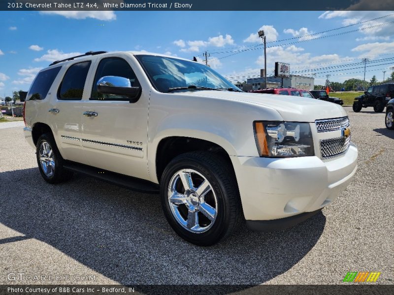 White Diamond Tricoat / Ebony 2012 Chevrolet Tahoe LTZ 4x4