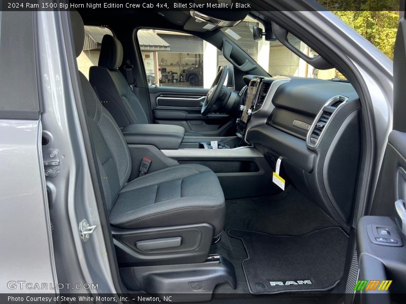 Billet Silver Metallic / Black 2024 Ram 1500 Big Horn Night Edition Crew Cab 4x4