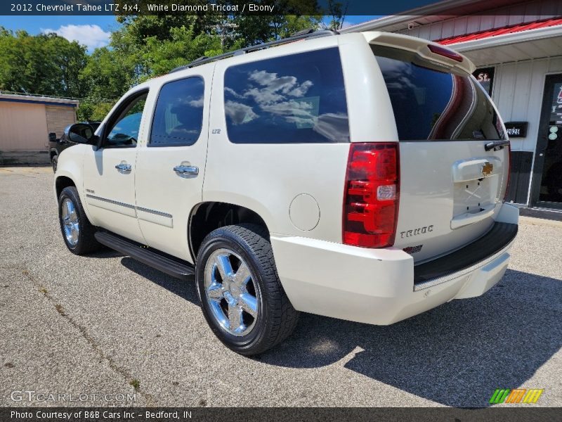 White Diamond Tricoat / Ebony 2012 Chevrolet Tahoe LTZ 4x4