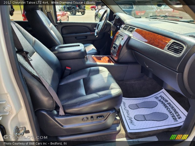 White Diamond Tricoat / Ebony 2012 Chevrolet Tahoe LTZ 4x4