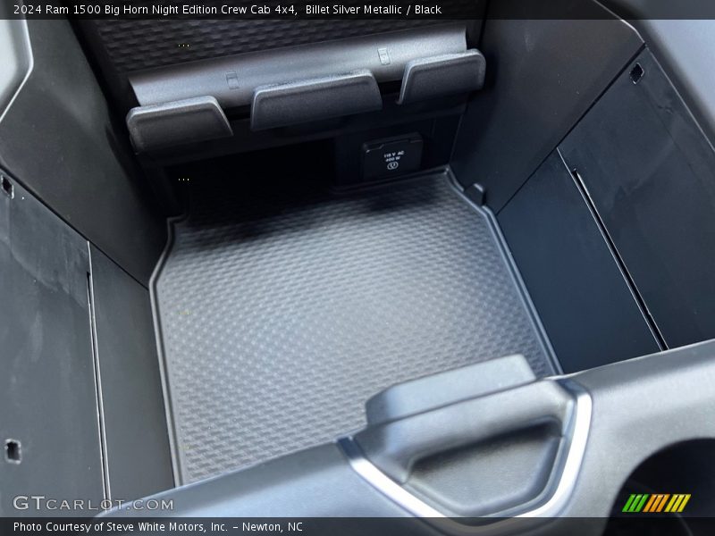 Billet Silver Metallic / Black 2024 Ram 1500 Big Horn Night Edition Crew Cab 4x4