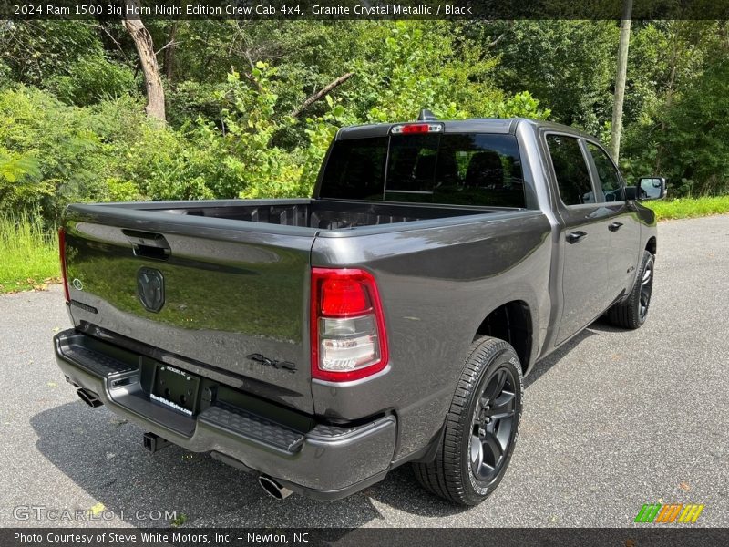 Granite Crystal Metallic / Black 2024 Ram 1500 Big Horn Night Edition Crew Cab 4x4