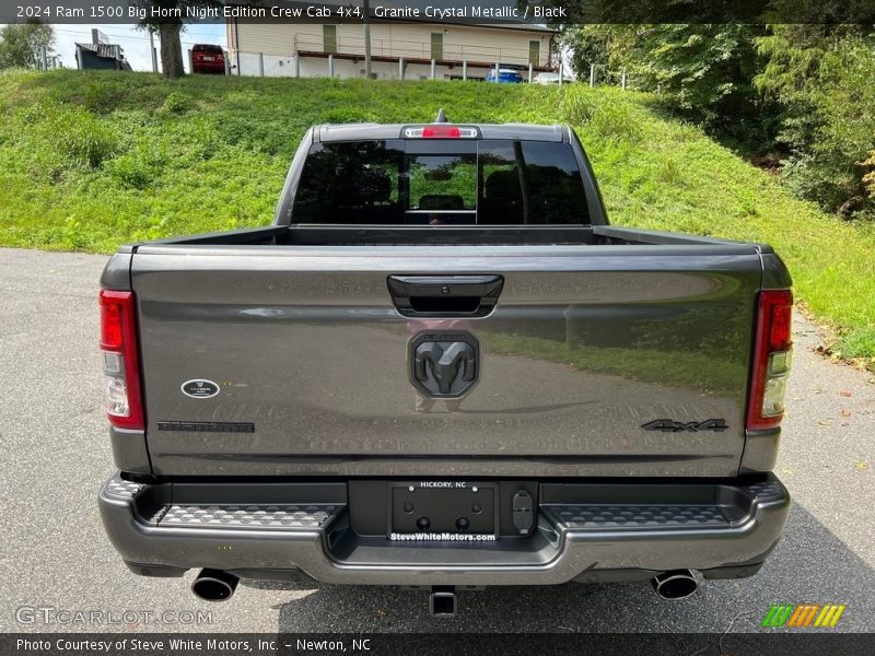Granite Crystal Metallic / Black 2024 Ram 1500 Big Horn Night Edition Crew Cab 4x4