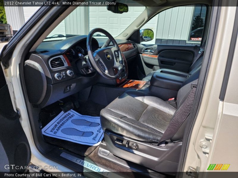 White Diamond Tricoat / Ebony 2012 Chevrolet Tahoe LTZ 4x4