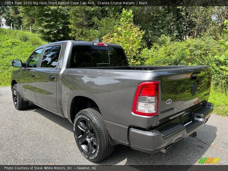 Granite Crystal Metallic / Black 2024 Ram 1500 Big Horn Night Edition Crew Cab 4x4