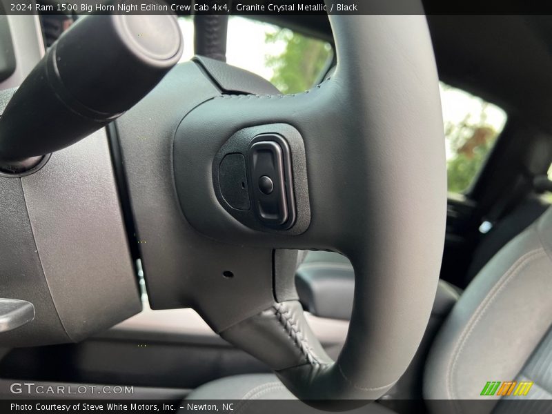  2024 1500 Big Horn Night Edition Crew Cab 4x4 Steering Wheel