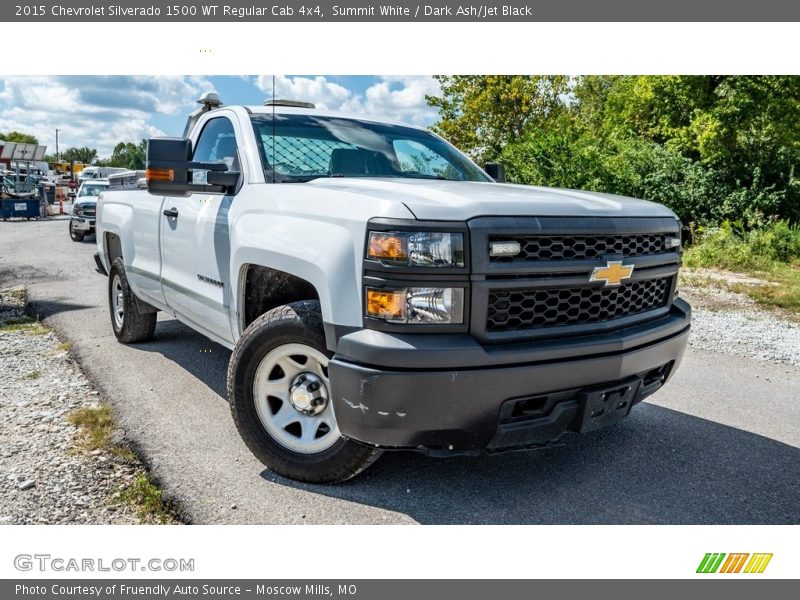 Summit White / Dark Ash/Jet Black 2015 Chevrolet Silverado 1500 WT Regular Cab 4x4
