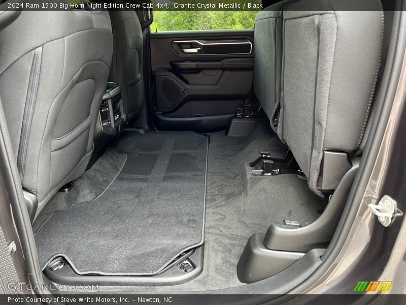 Rear Seat of 2024 1500 Big Horn Night Edition Crew Cab 4x4