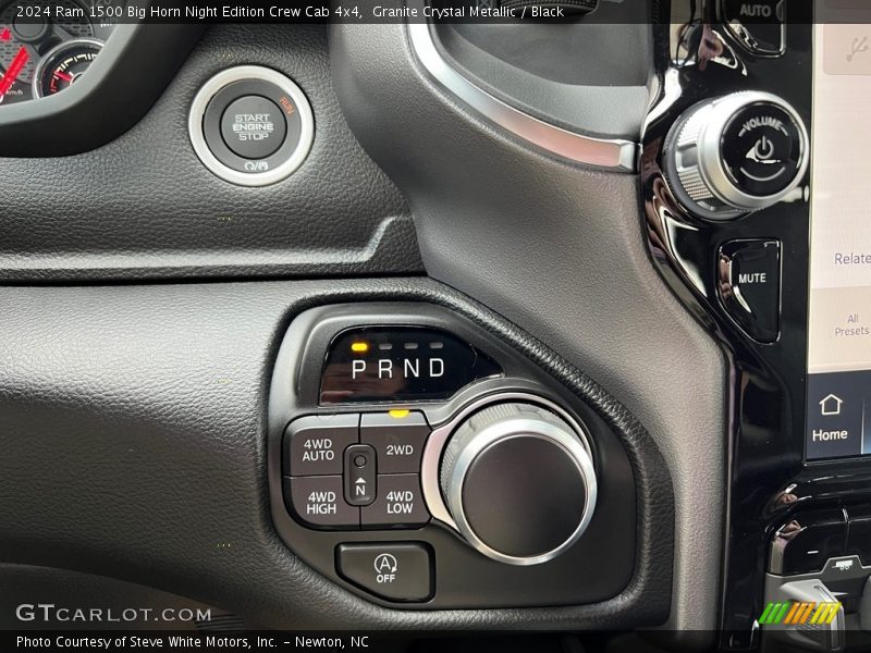  2024 1500 Big Horn Night Edition Crew Cab 4x4 8 Speed Automatic Shifter