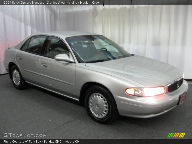 Sterling Silver Metallic / Medium Gray 2004 Buick Century Standard