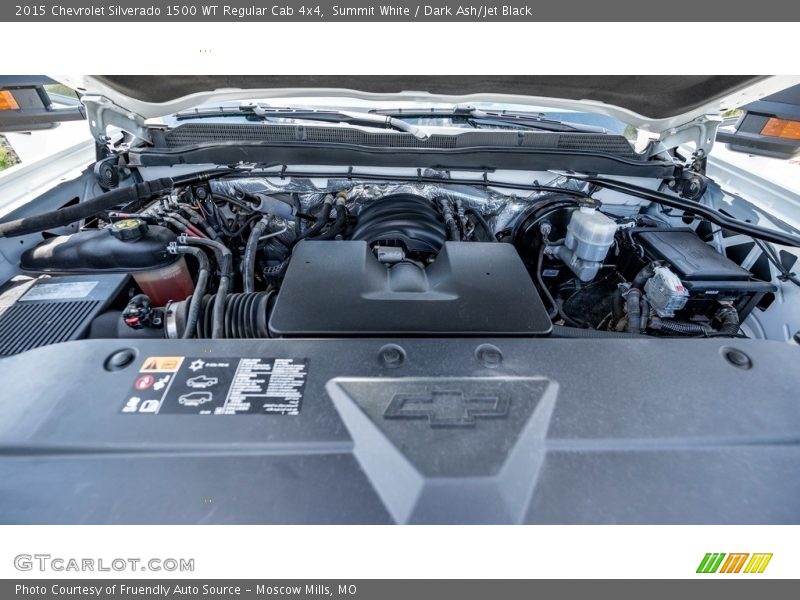 Summit White / Dark Ash/Jet Black 2015 Chevrolet Silverado 1500 WT Regular Cab 4x4