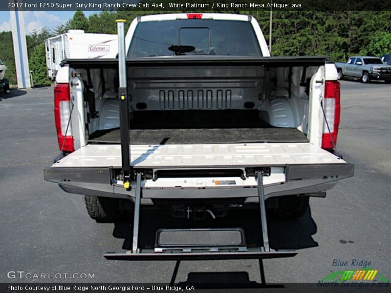 White Platinum / King Ranch Mesa Antique Java 2017 Ford F250 Super Duty King Ranch Crew Cab 4x4