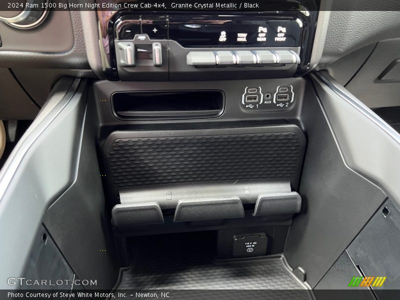 Controls of 2024 1500 Big Horn Night Edition Crew Cab 4x4
