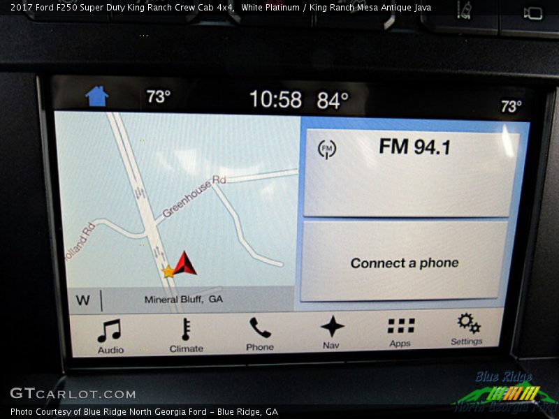 White Platinum / King Ranch Mesa Antique Java 2017 Ford F250 Super Duty King Ranch Crew Cab 4x4