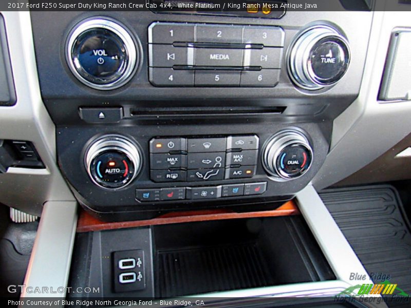 White Platinum / King Ranch Mesa Antique Java 2017 Ford F250 Super Duty King Ranch Crew Cab 4x4