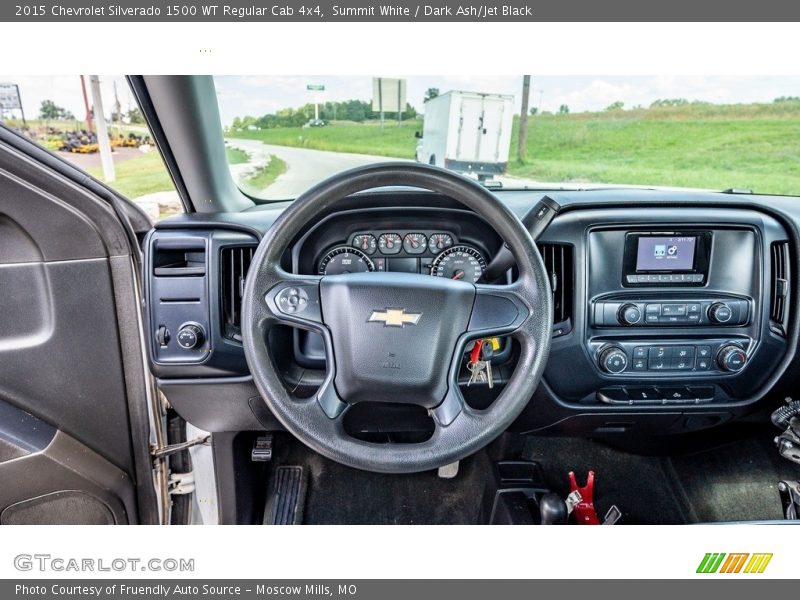 Summit White / Dark Ash/Jet Black 2015 Chevrolet Silverado 1500 WT Regular Cab 4x4