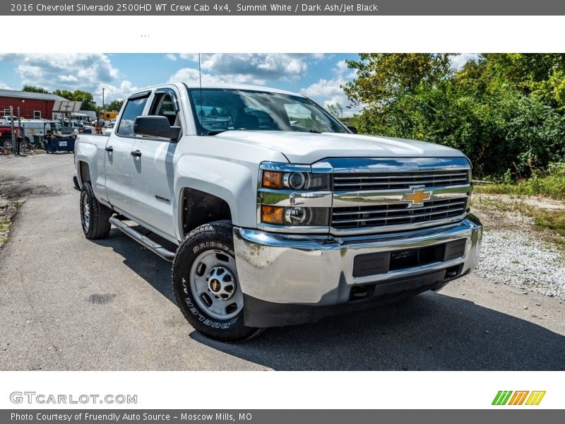 Summit White / Dark Ash/Jet Black 2016 Chevrolet Silverado 2500HD WT Crew Cab 4x4