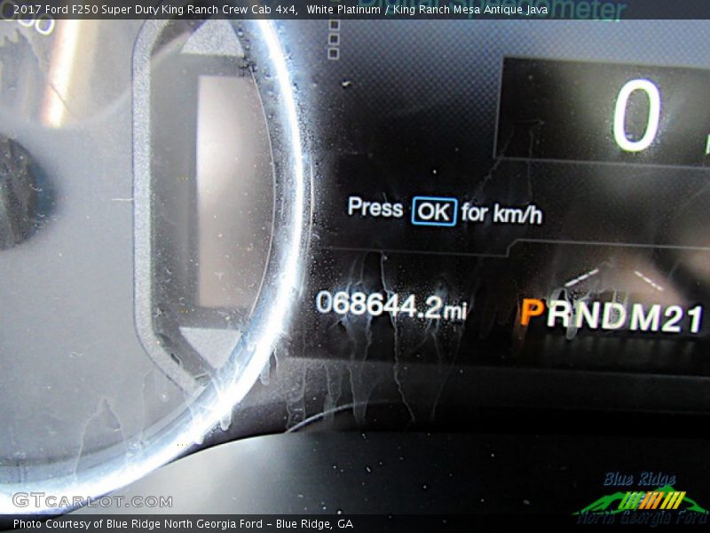 White Platinum / King Ranch Mesa Antique Java 2017 Ford F250 Super Duty King Ranch Crew Cab 4x4
