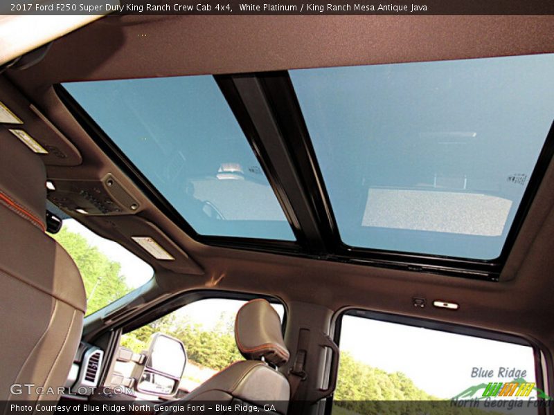White Platinum / King Ranch Mesa Antique Java 2017 Ford F250 Super Duty King Ranch Crew Cab 4x4