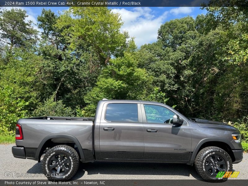  2024 1500 Rebel Crew Cab 4x4 Granite Crystal Metallic