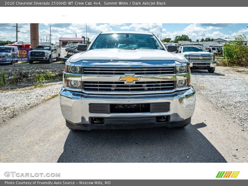 Summit White / Dark Ash/Jet Black 2016 Chevrolet Silverado 2500HD WT Crew Cab 4x4