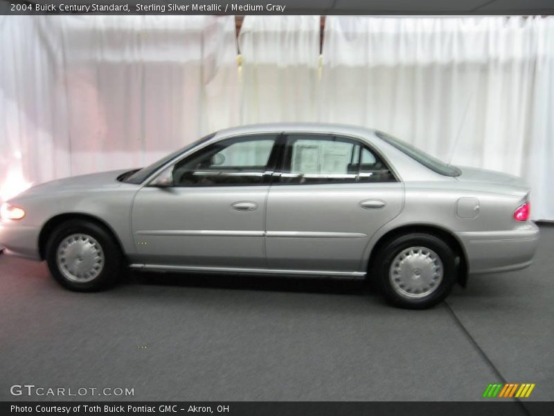 Sterling Silver Metallic / Medium Gray 2004 Buick Century Standard