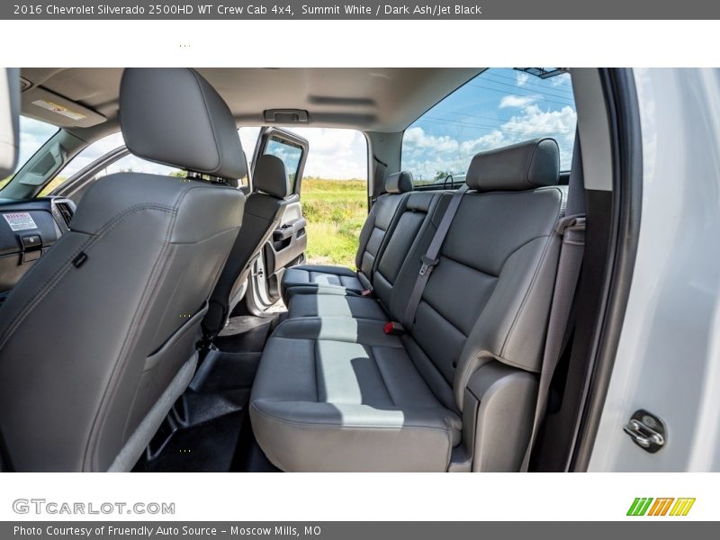 Rear Seat of 2016 Silverado 2500HD WT Crew Cab 4x4
