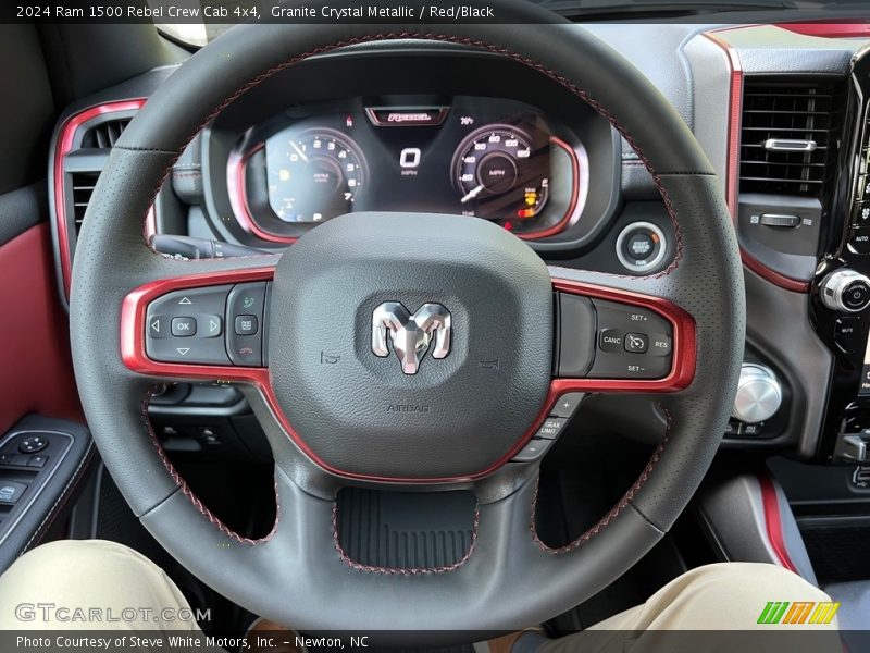  2024 1500 Rebel Crew Cab 4x4 Steering Wheel