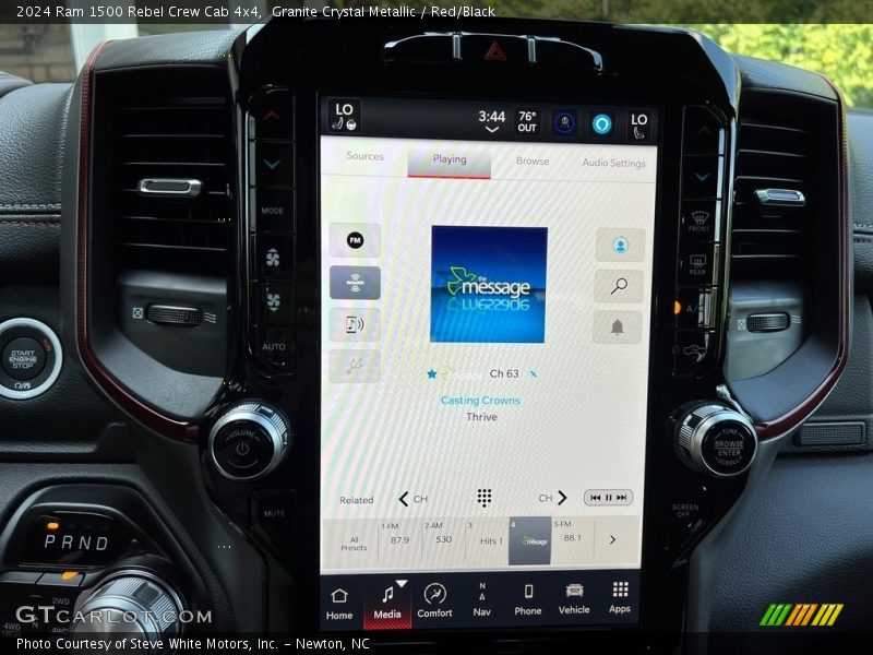 Granite Crystal Metallic / Red/Black 2024 Ram 1500 Rebel Crew Cab 4x4