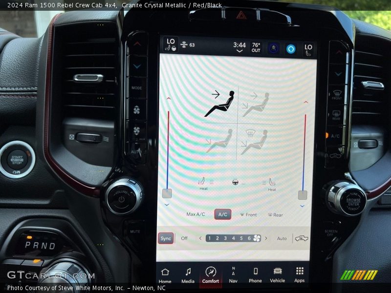 Controls of 2024 1500 Rebel Crew Cab 4x4