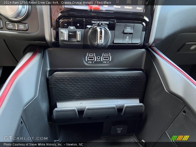 Granite Crystal Metallic / Red/Black 2024 Ram 1500 Rebel Crew Cab 4x4