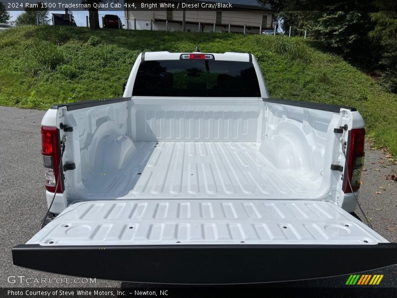 Bright White / Diesel Gray/Black 2024 Ram 1500 Tradesman Quad Cab 4x4