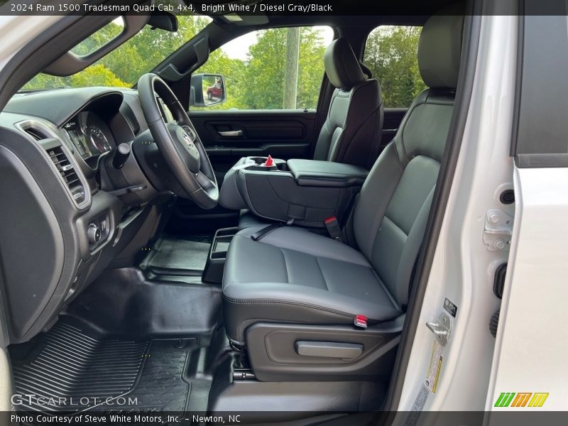 2024 1500 Tradesman Quad Cab 4x4 Diesel Gray/Black Interior