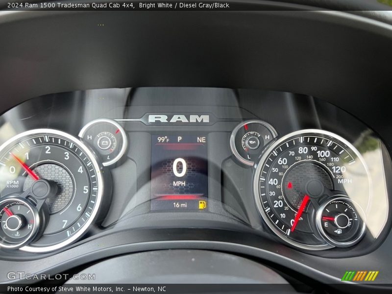  2024 1500 Tradesman Quad Cab 4x4 Tradesman Quad Cab 4x4 Gauges