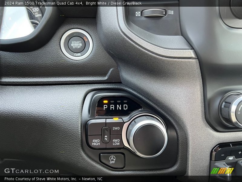 2024 1500 Tradesman Quad Cab 4x4 8 Speed Automatic Shifter