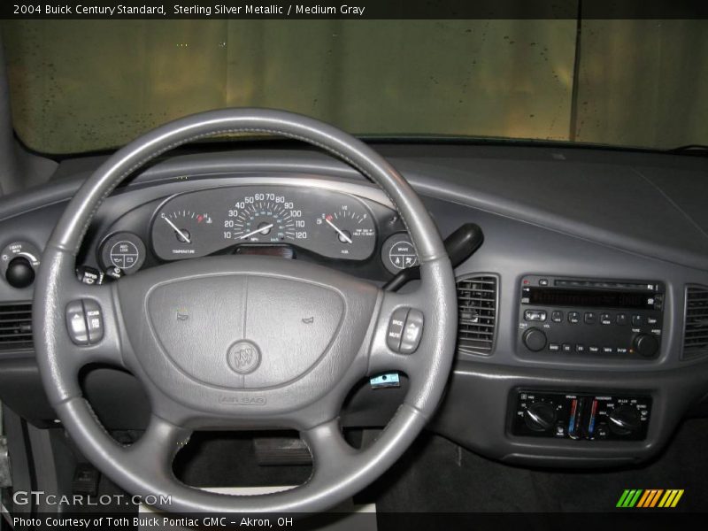 Sterling Silver Metallic / Medium Gray 2004 Buick Century Standard