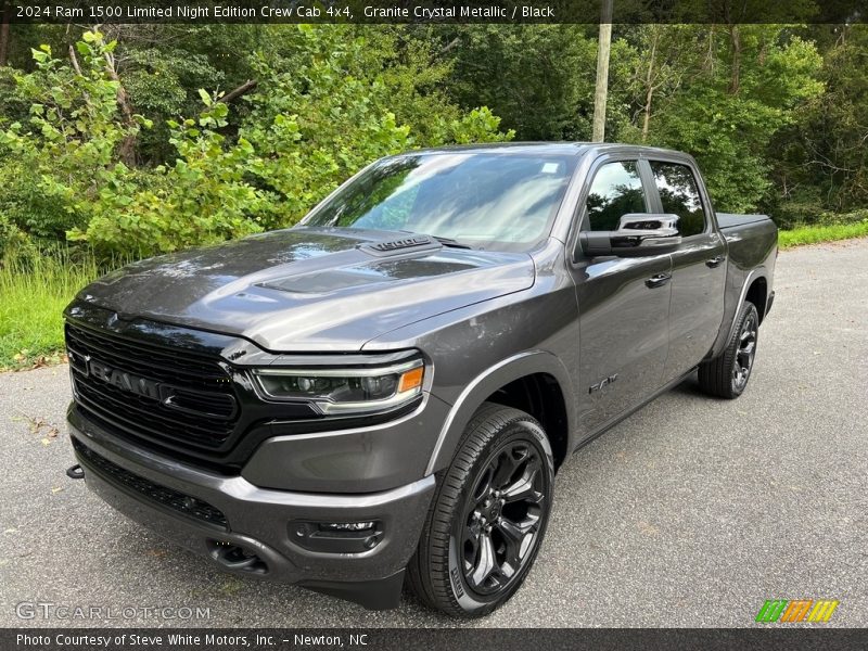 Granite Crystal Metallic / Black 2024 Ram 1500 Limited Night Edition Crew Cab 4x4