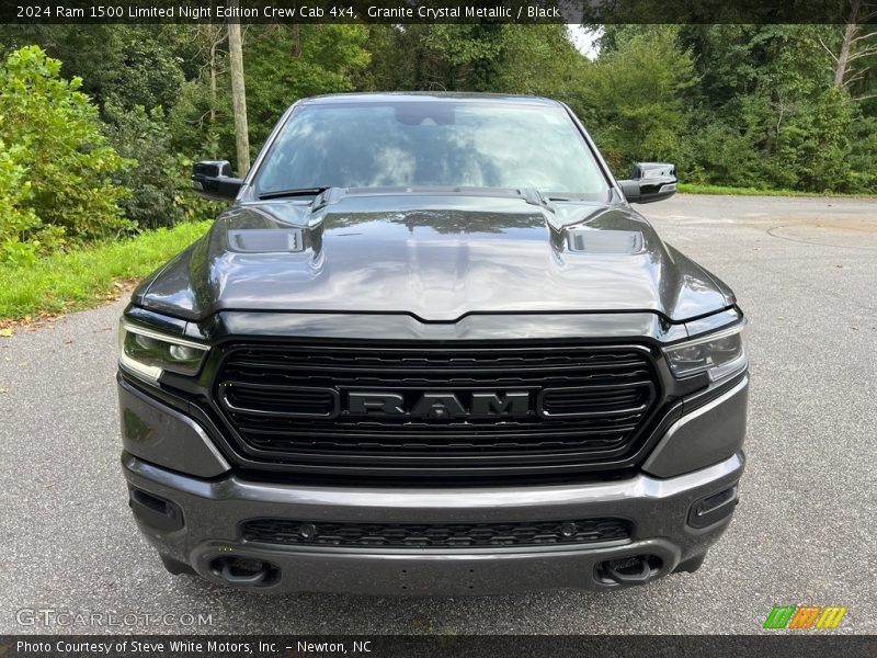 Granite Crystal Metallic / Black 2024 Ram 1500 Limited Night Edition Crew Cab 4x4