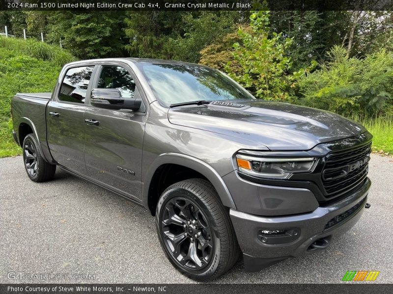 Granite Crystal Metallic / Black 2024 Ram 1500 Limited Night Edition Crew Cab 4x4