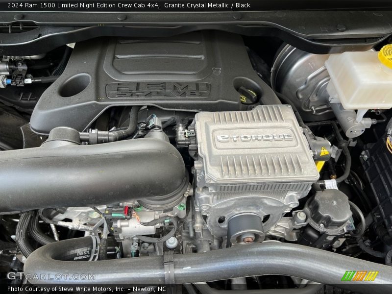 Granite Crystal Metallic / Black 2024 Ram 1500 Limited Night Edition Crew Cab 4x4